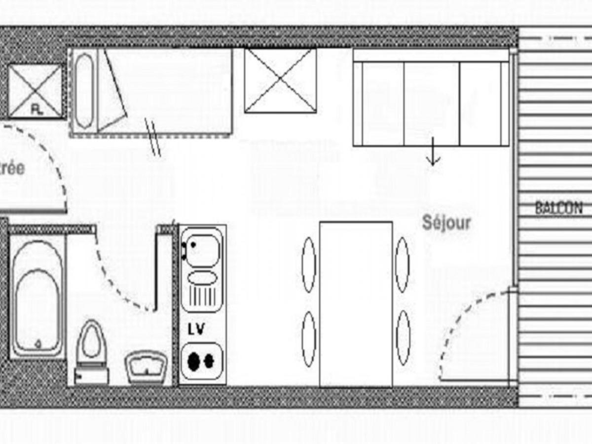 Studio Entierement Renove Centre Station Balcon - Fr-1-344-607 Apartment Saint-Martin-de-Belleville Exterior photo